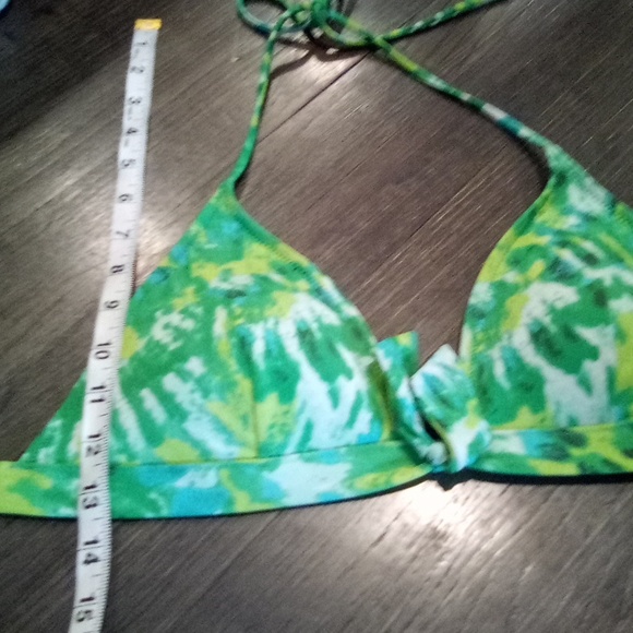 Victoria's Secret Neon Yellow Green Blue Bikini - Picture 15 of 16